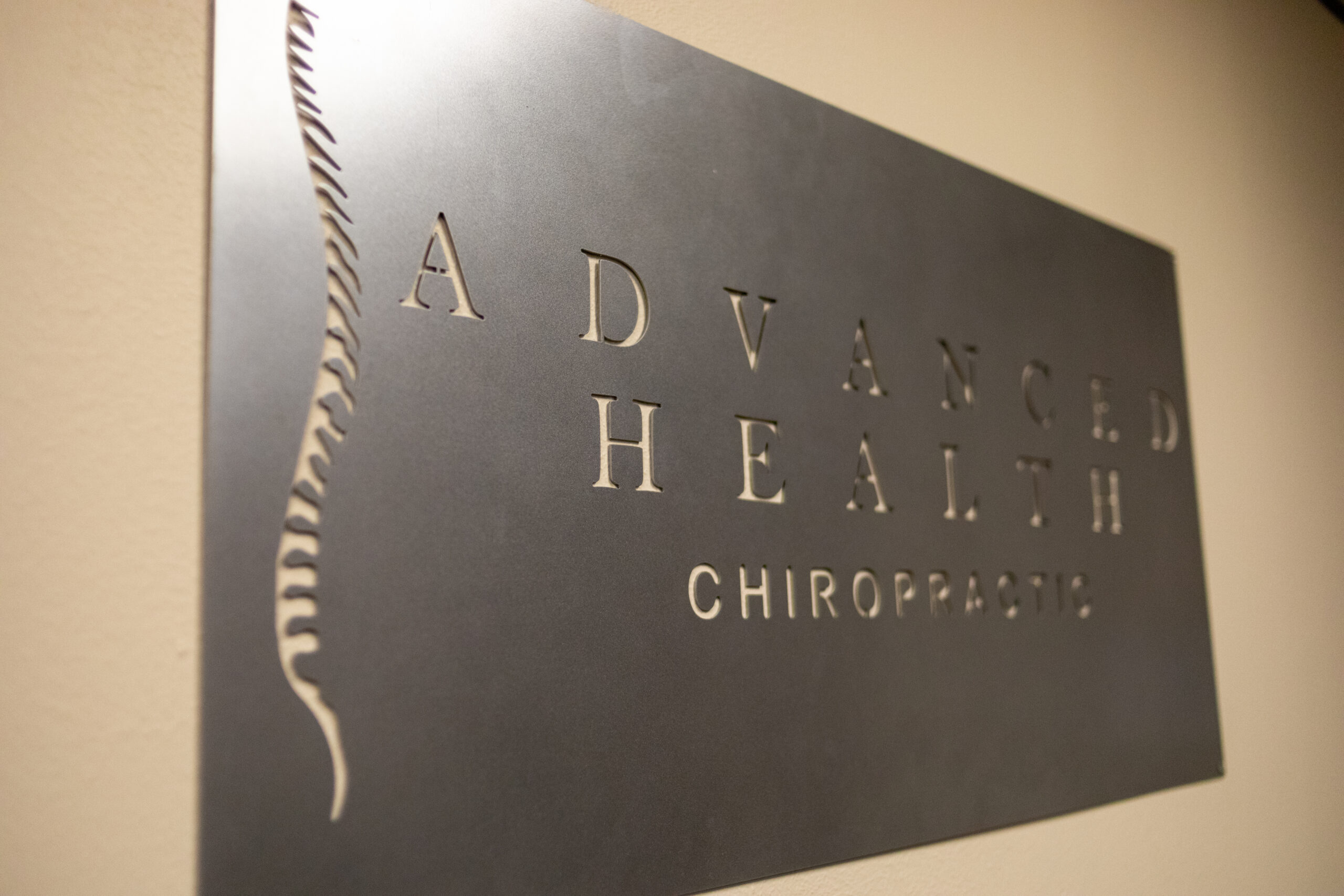 Advanced Health Chiropractic Wall Sign
