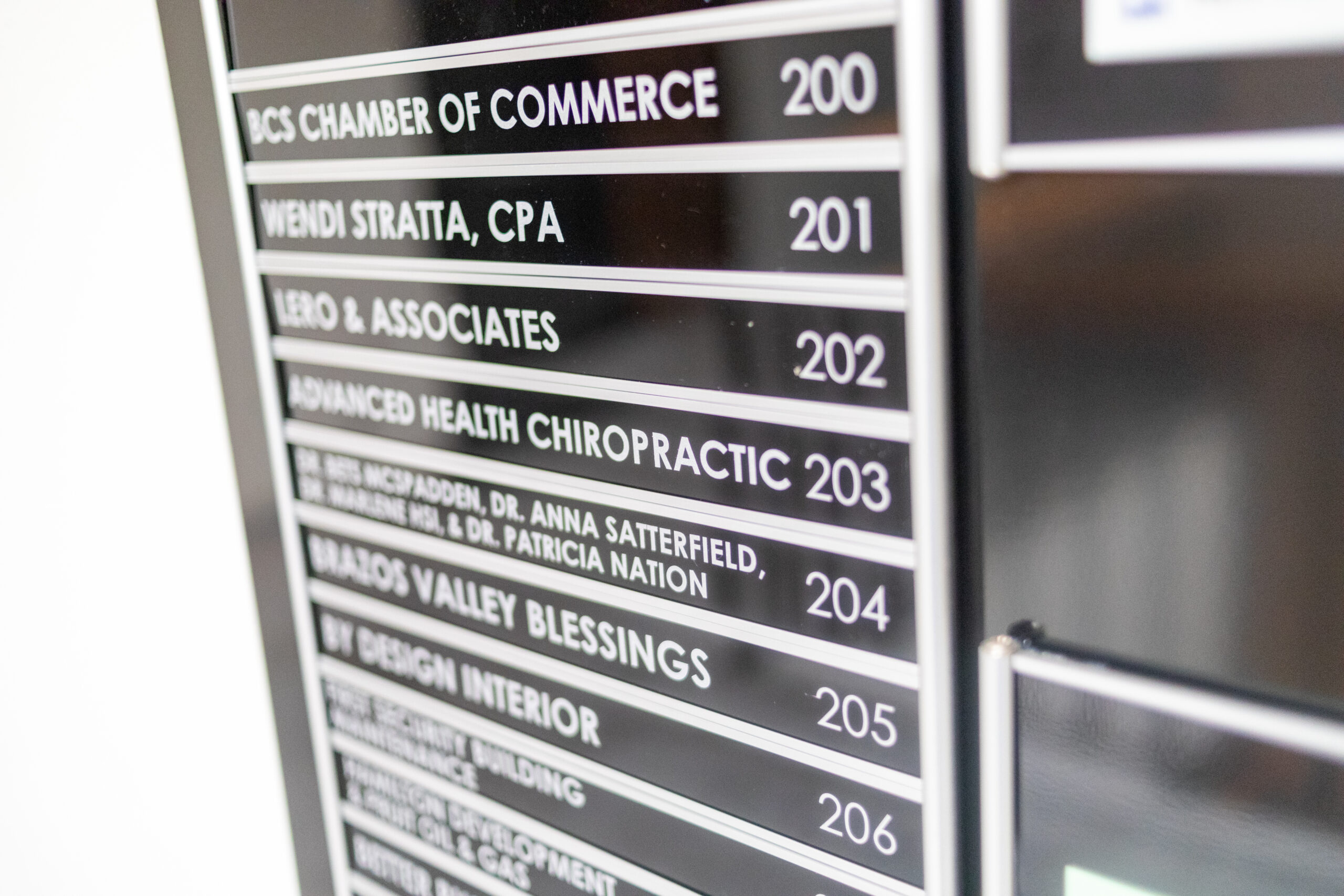 Advanced Health Chiropractic Signage