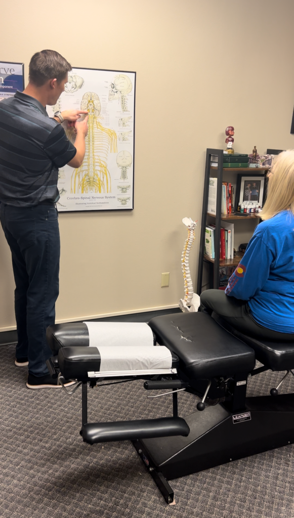 a doctor explaining information to a patient