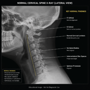 a picture of a lateral cervical image